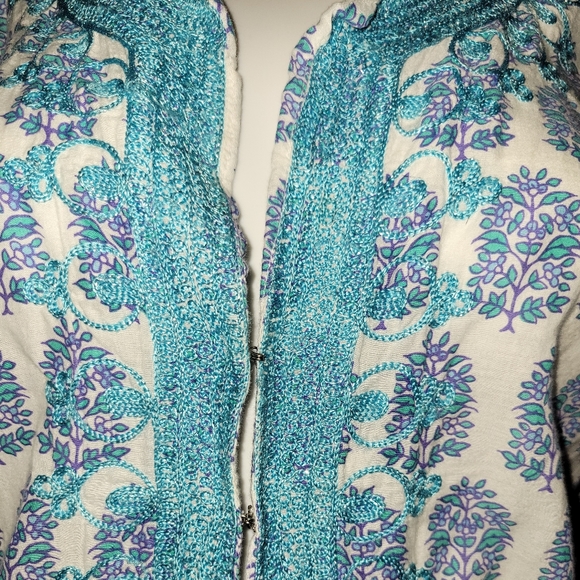 Calypso St Barth Hester Block print Tunic cover up - Picture 3 of 4